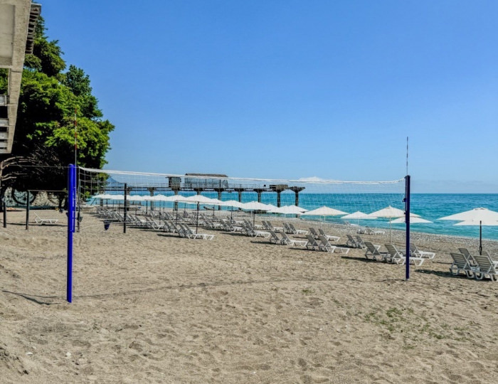 Волейбольная площадка - Дом отдыха «Солнечный» Холодная Речка