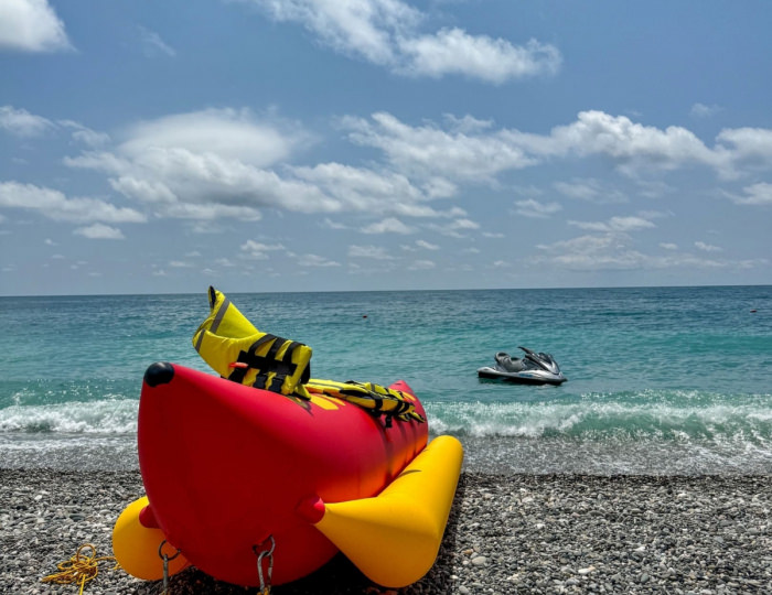 Оборудованный пляж - Дом отдыха «Солнечный» Холодная Речка